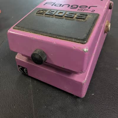Boss BF-2 Flanger 1990's - Purple - Yellow/orange label image 3