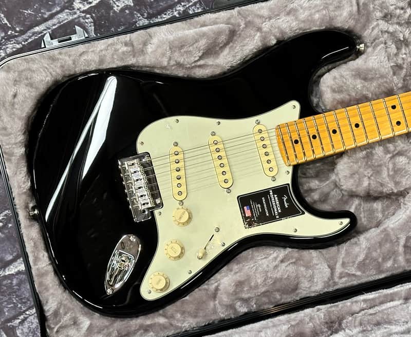 Fender American Professional II Stratocaster 2022 MN Black New Unplayed Auth Dealer 7lbs13oz #256 image 1