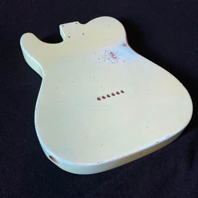 Telecaster Aged Guitar Body - Sonic Blue medium guitar relic guitar body by Jozo Reece Guitars image 17
