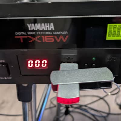 Yamaha TX16W 12 bit sampler with gotek USB drive