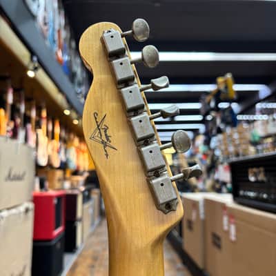 Fender Custom Shop 1959 Telecaster Journeyman Relic Electric Guitar Chocolate 3-Color Sunburst w/Tweed Case image 8