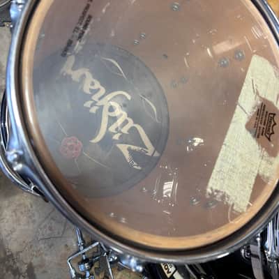 Ludwig Mahogany blue olive badge 12 inch Tom Drum image 6