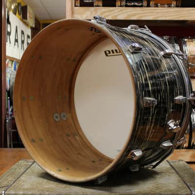 1969 Ludwig Hollywood in Black Oyster Pearl 14x22 8x12 9x13 16x16 image 8