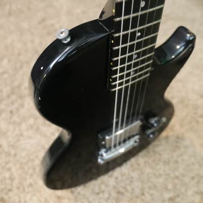 Video! 1986 Gibson Melody Maker Black - Ebony Fretboard - Gen 4 Chainsaw Case image 22