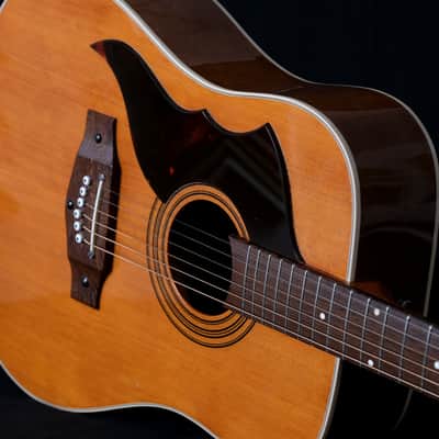 Vintage Left handed EKO Ranger 6 acoustic guitar with original case image 7