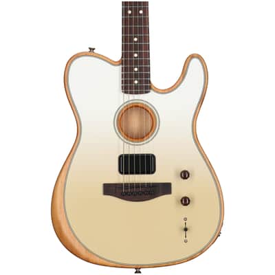 Fender FINNEAS Acoustasonic Player Telecaster, Cappuccino, with Gig Bag, Open Box (Very Good) image 3