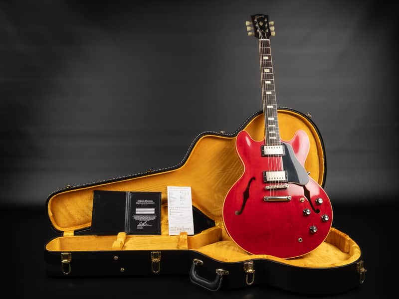 2014 Gibson Custom Shop 50th Anniversary '63 ES-335TDC VOS - Faded Cherry | USA Memphis 1963 Reissue Block Inlays 3.56kg | CoA OHSC image 1
