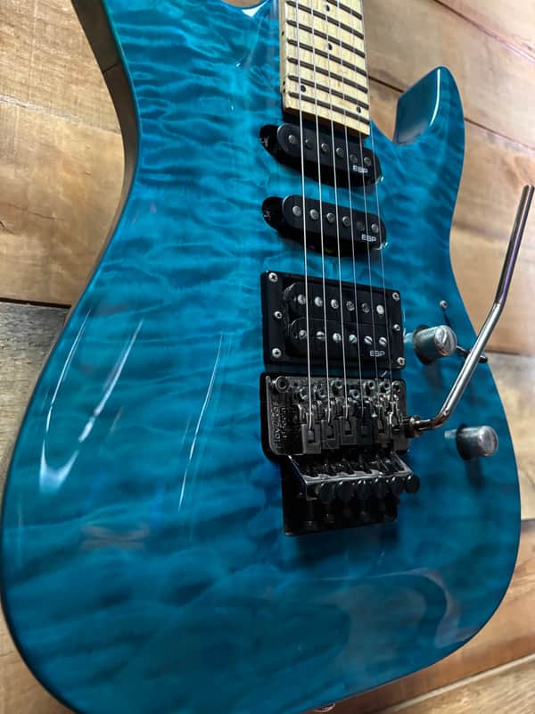Pre-owned LTD MH-103QM See Thru Blue image 1