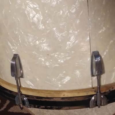 WFL 20" Compacto Bass / Floor Tom 50s White Marine Pearl image 12