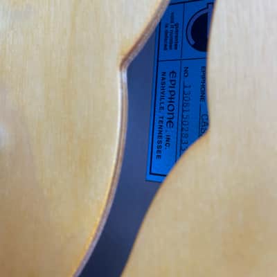 EPIPHONE 'Inspired by' John Lennon Revolution Casino Artist Series Natural, HARDCASE,PAPERS, 3, 07 KG image 14