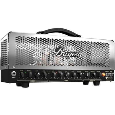 Bugera T50 Infinium 50W Cage-Style 2-Channel Tube Amplifier Head with Infinium Tube Life Multiplier, Multi-Class A/AB Operation and Reverb image 1