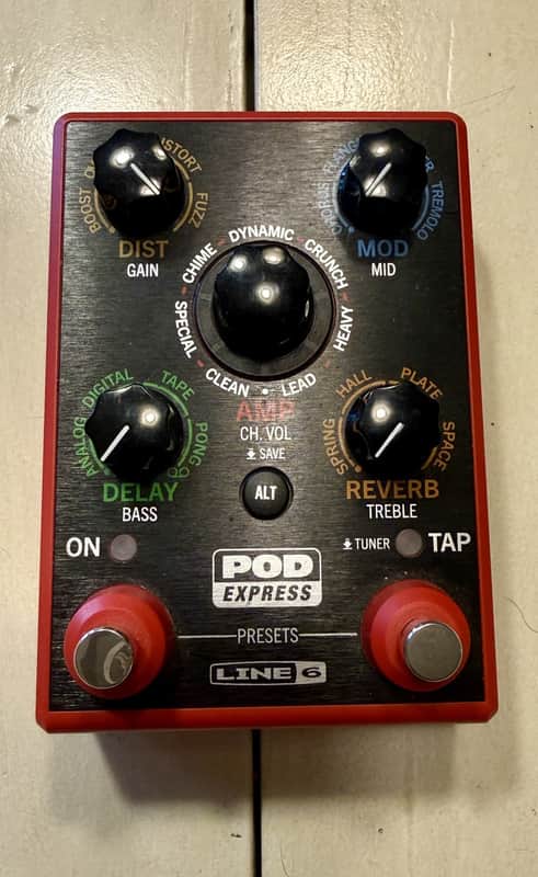 Line 6 POD Express 2024 - Present - Red / Black image 1