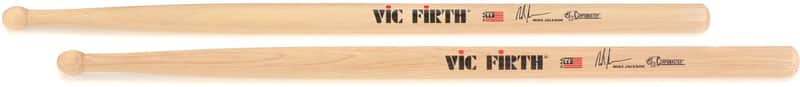 Vic Firth Corpsmaster Signature Snare Sticks - Mike Jackson (5-pack) Bundle image 1