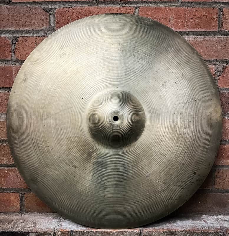 Zildjian 22" A. Zildjian 1 1/2” '60s Stamp Ride Cymbal 1960s - Traditional image 1