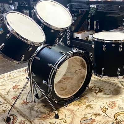 Ludwig Vintage 1971 Black Panther 4-Piece Set - B/O Badge - Very Good Condition image 2