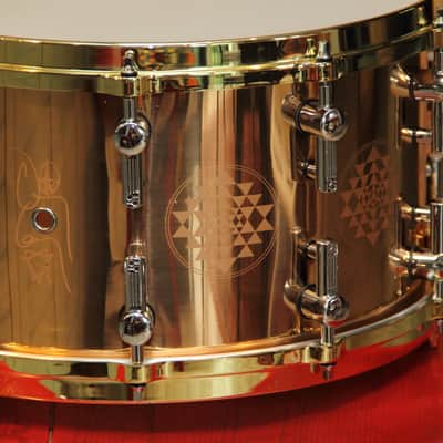 Sonor 8x14" Danny Carey Signature Bronze Snare Drum image 14