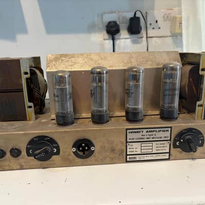 Very Early 1972  Hiwatt DR103 Custom 100 2-Channel 100-Watt Guitar Amp Head  - Black- one owner image 2