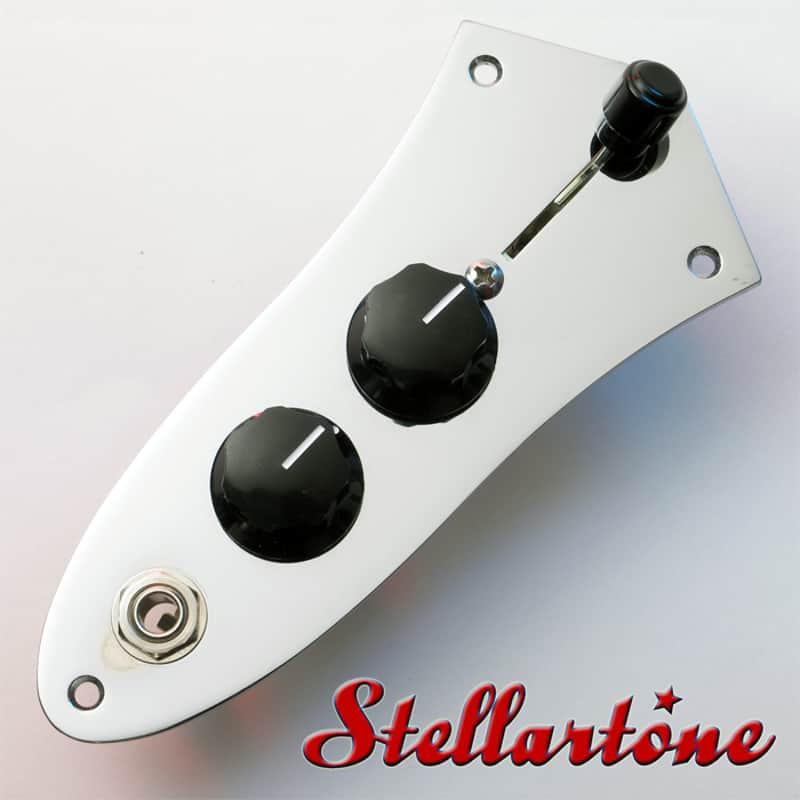 Tele-Jazz bass tone control system pre-wired assembly, v.4S-B6-PW (master volume and ToneStyler B-6) image 1