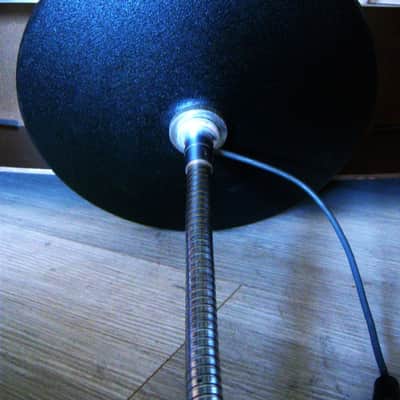 Vintage 1970's Atlas Sound MS12C microphone floor stand variant w GN-19 gooseneck, P3F XLR connector and cable Shure Electro Voice MS11C MS10C # 1 image 12