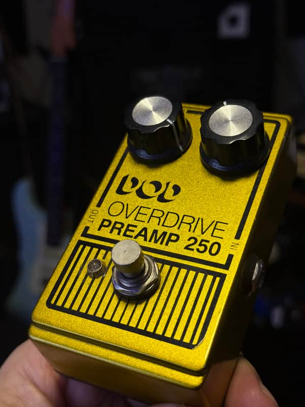 DOD Overdrive Preamp 250 gold special edition image 1