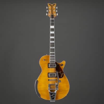 Gretsch G6134TFM-NH Nigel Hendroff Signature Penguin Amber Flame - Custom Electric Guitar image 2