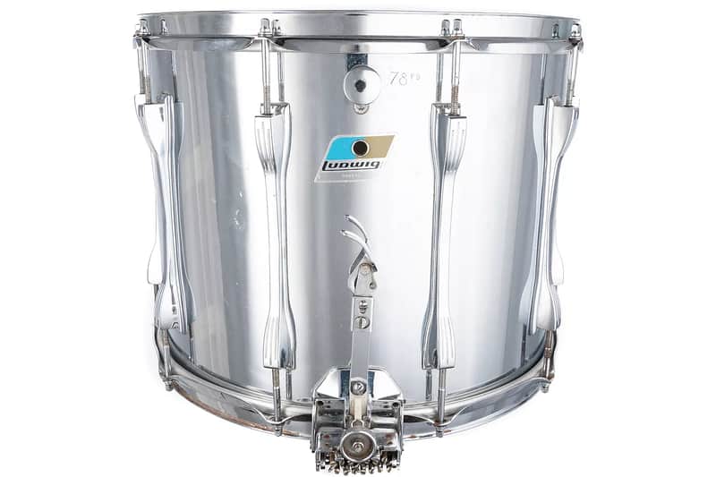 Ludwig 12x15" Stainless Steel 10-Lug Super Sensitive Snare Drum with Parallel Snare System image 1
