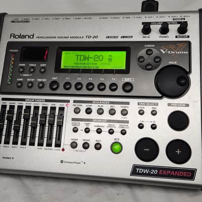 Roland TD-20 Expanded V-Drums Sound Module with TDW-20 Expansion Board