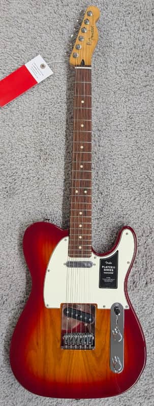 Mint Fender Player II Telecaster guitar, Rosewood Fingerboard, Aged Cherry Burst image 1