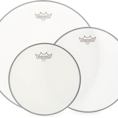 Remo Emperor Coated 3-piece Tom Pack - 10/12/16 inch image 1