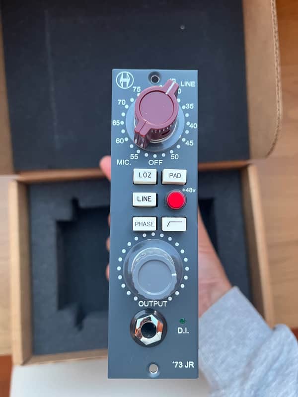 Heritage Audio 73 JR 500 Series Mic Preamp Module 2010s - Blue image 1