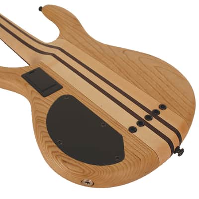 Cort Artisan A6-Plus-FMMH, Open Pore Natural, Neck Thru, Mahogany Body image 2