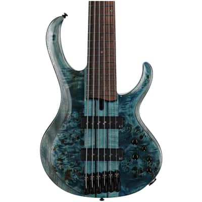 Ibanez BTB946 Electric Bass, 6-String, Cosmic Blue Low Gloss image 4