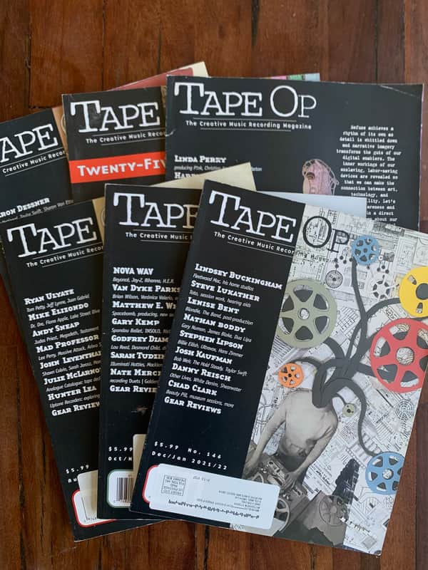 Tape Op Magazine 6 Back Issues 2021 #141, 142, 143, 144, 145, 146 image 1