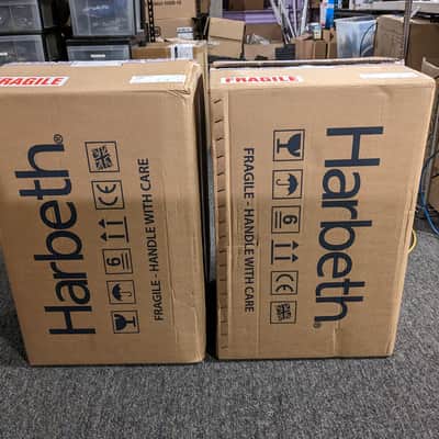 Harbeth Compact C7ES-3 XD Loudspeakers w/ Boxes & Manuals - Cherry Finish - Beautiful Condition image 8