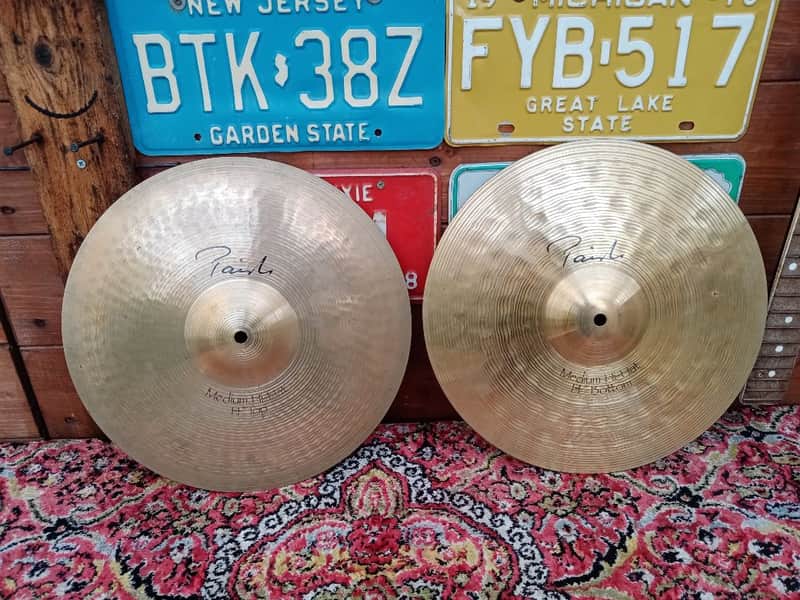 PAISTE Signature 14" Medium Hi Hat, usato. image 1