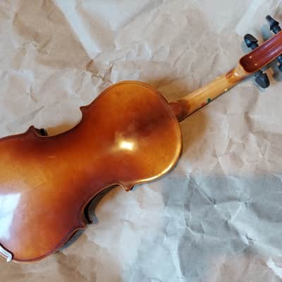 Suzuki Model 220 (1/8 Size) violin, Japan 1975, Reglue/Repair Needed image 4