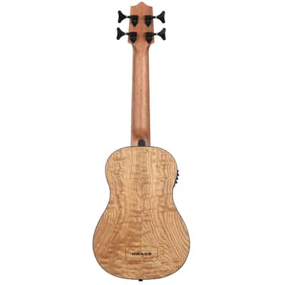 Kala Brand Quilted Ash Acoustic Electric Fretted U•BASS Ukulele image 5