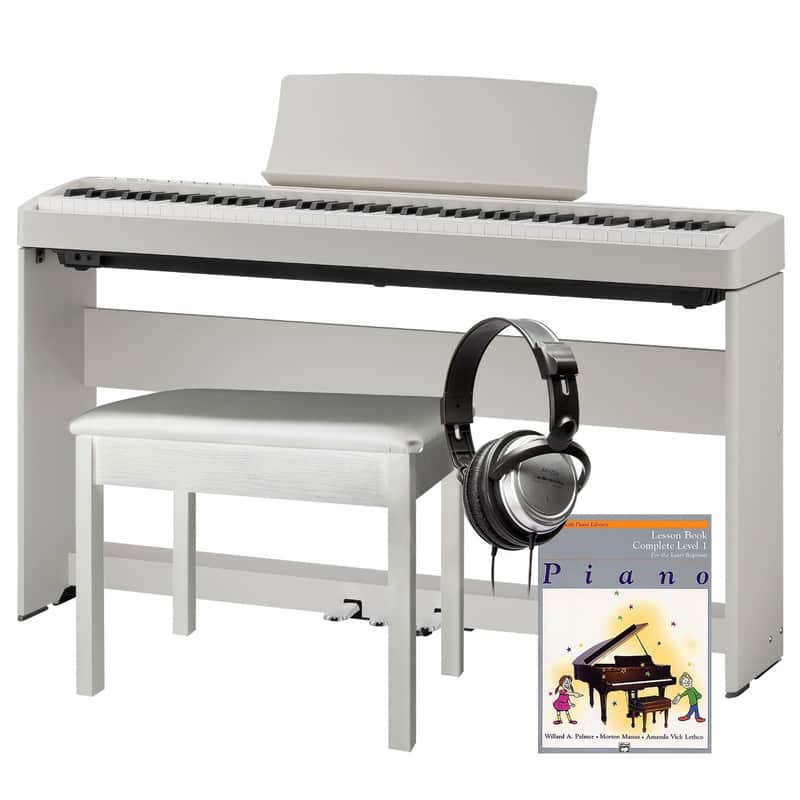 Kawai ES120 Portable Digital Piano - Light Grey COMPLETE HOME BUNDLE image 1