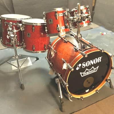 Sonor Designer 2005 - Rojo birdseye image 7