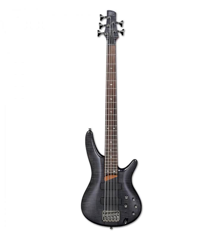 Ibanez SR705-TK Electric Bass Guitar 5 Strings Trasparent Black Trasparent Black image 1