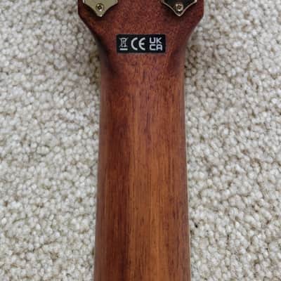 Fender PD-220E Dreadnought Acoustic Electric Guitar, Natural Finish, Hard Shell Case image 10