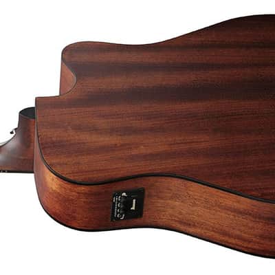 Ibanez AW54LCE OPN Left Handed Acoustic Electric Guitar. Open Pore Natural image 7