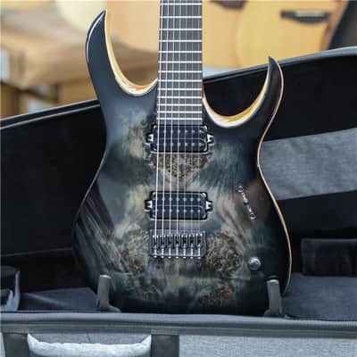 MAYONES Duvell 7 Trans Black Burst Gloss image 1