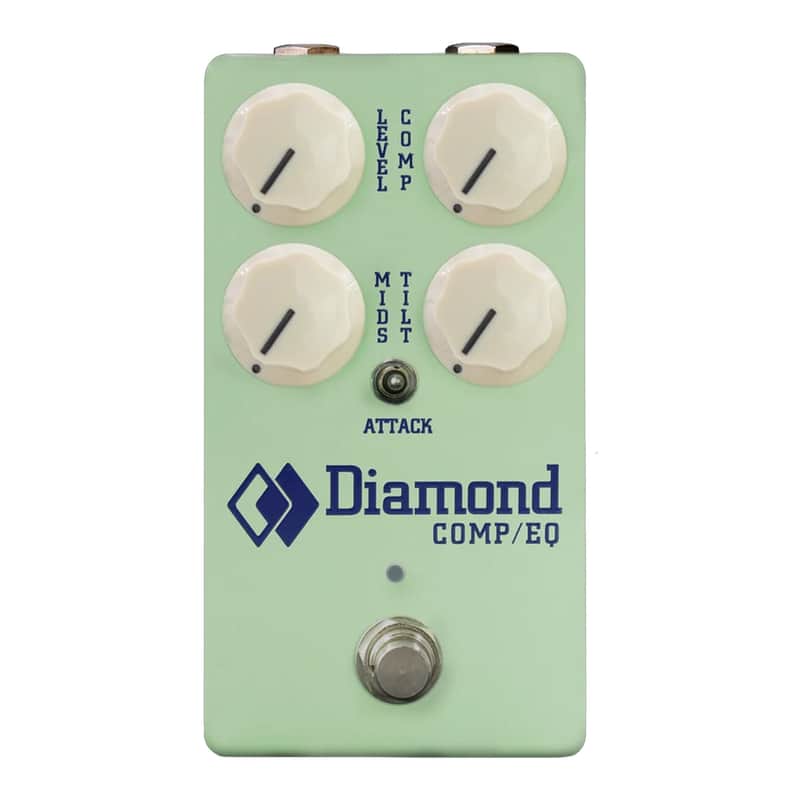 Diamond Comp-EQ Optical Compressor & EQ Pedal - Surf Green image 1