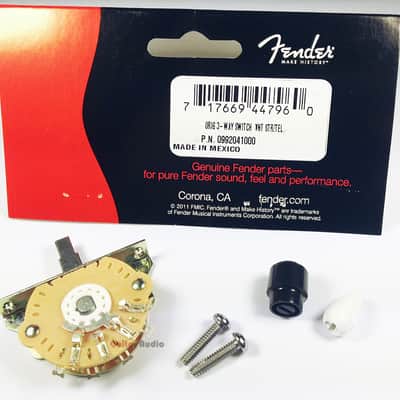 Genuine Fender Strat/Stratocaster Tele/Telecaster 3-Way Pickup Selector Switch image 2