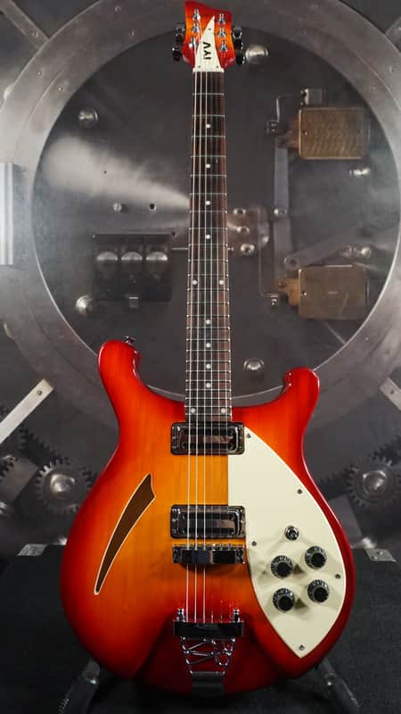 IYV IVRK-20 Semi-Hollow Electric Guitar Cherry Sunburst w/ Upgraded Bone Nut image 1