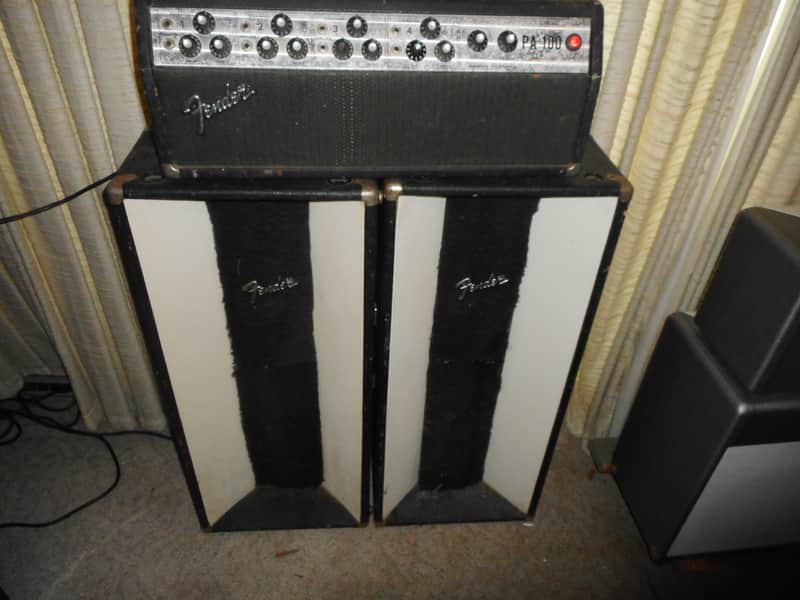 Fender 100 W PA 1975 - Black vinyl image 1