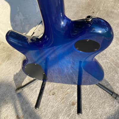 Carvin SC90 Single Cut, Neck Through 90s - Transparent Blue Gloss image 21