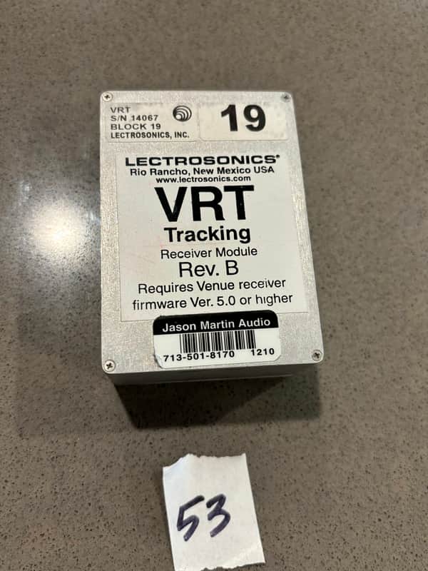 Lectrosonics VRT Tracking Receiver Module Block 19 image 1