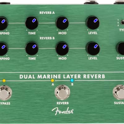Fender Dual Marine Layer Reverb Effects Pedal image 1